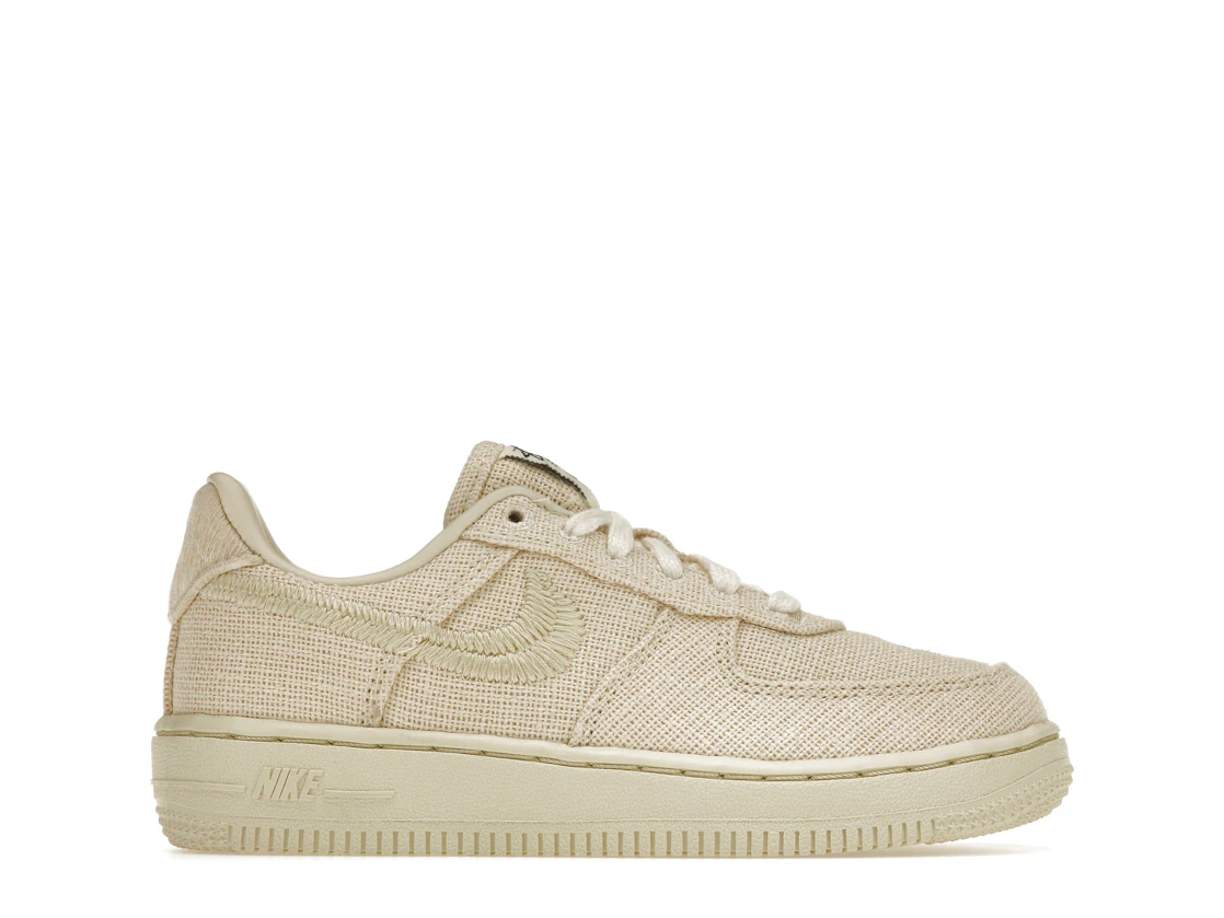 Vue 1 de Nike Air Force 1 Low Stussy Fossil (PS)