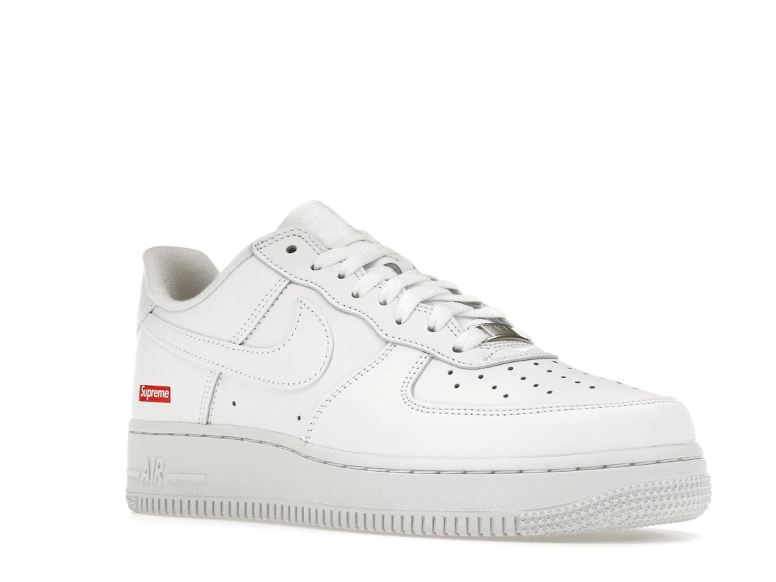 Vue 5 de Nike Air Force 1 Low Supreme White