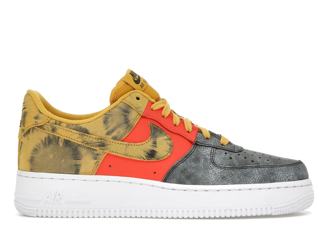 Vue 1 de Nike Air Force 1 Low Tie Dye Dark Sulphur