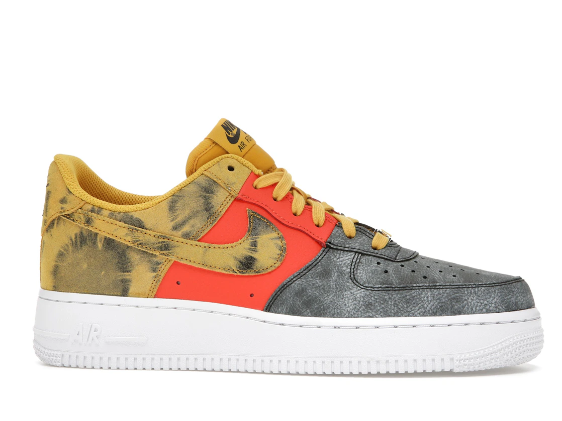 Vue 2 de Nike Air Force 1 Low Tie Dye Dark Sulphur