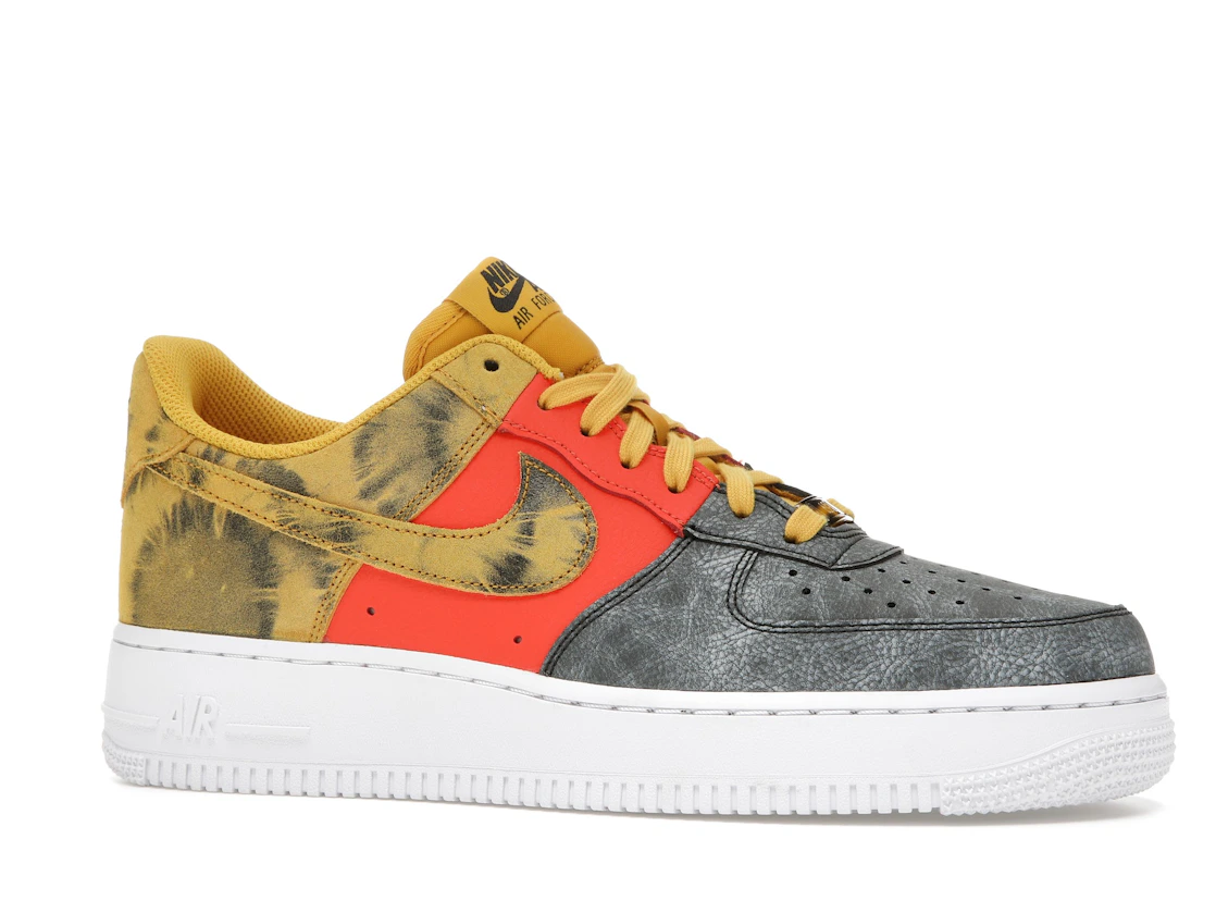 Vue 3 de Nike Air Force 1 Low Tie Dye Dark Sulphur