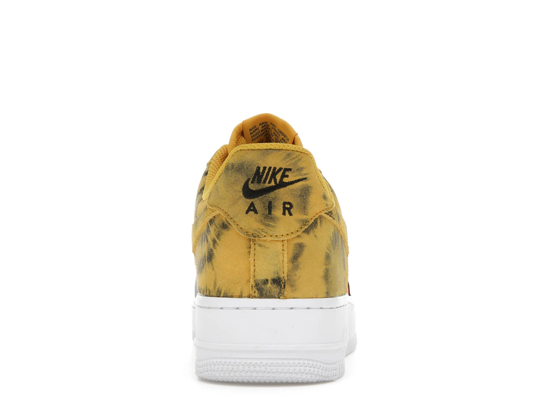 Vue 28 de Nike Air Force 1 Low Tie Dye Dark Sulphur