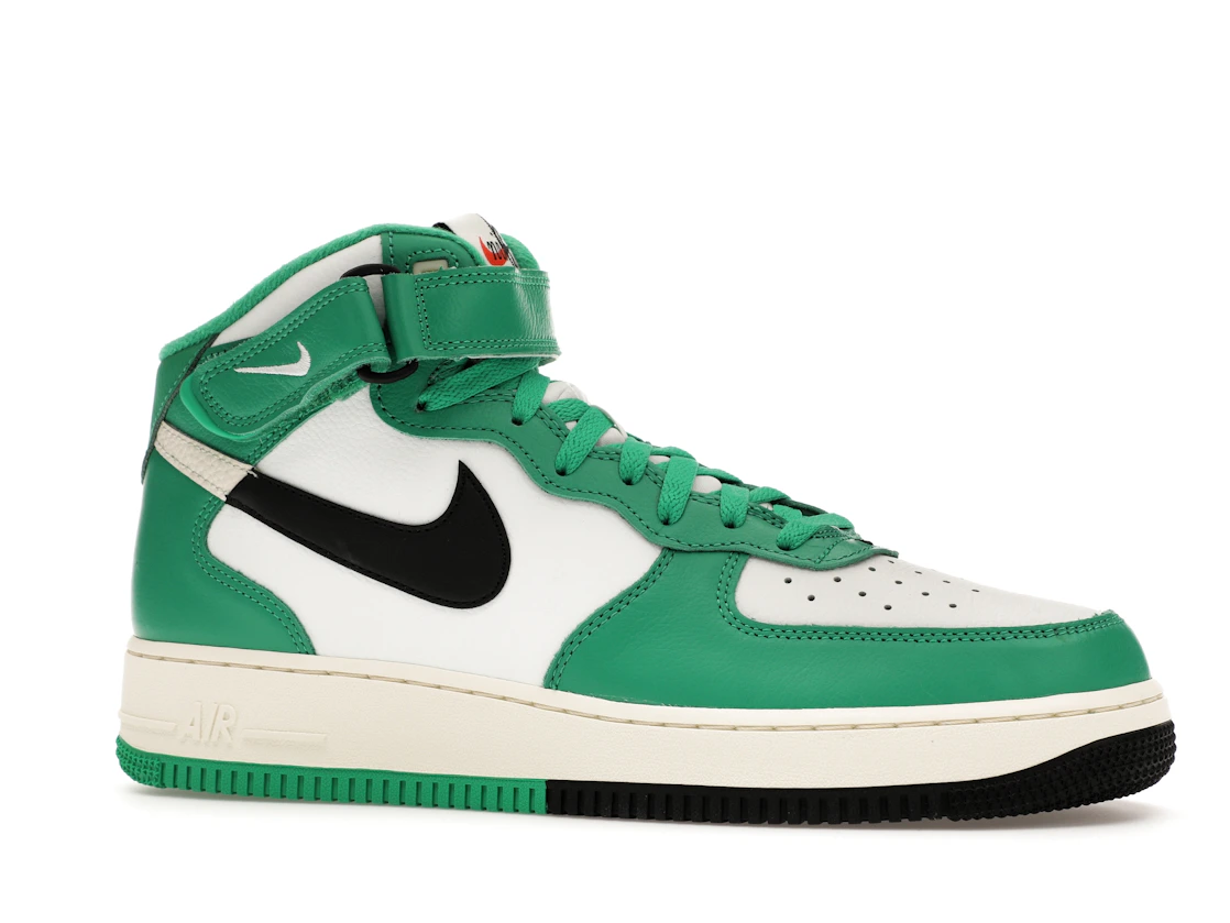 Vue 3 de Nike Air Force 1 Mid LV8 Split White Stadium Green