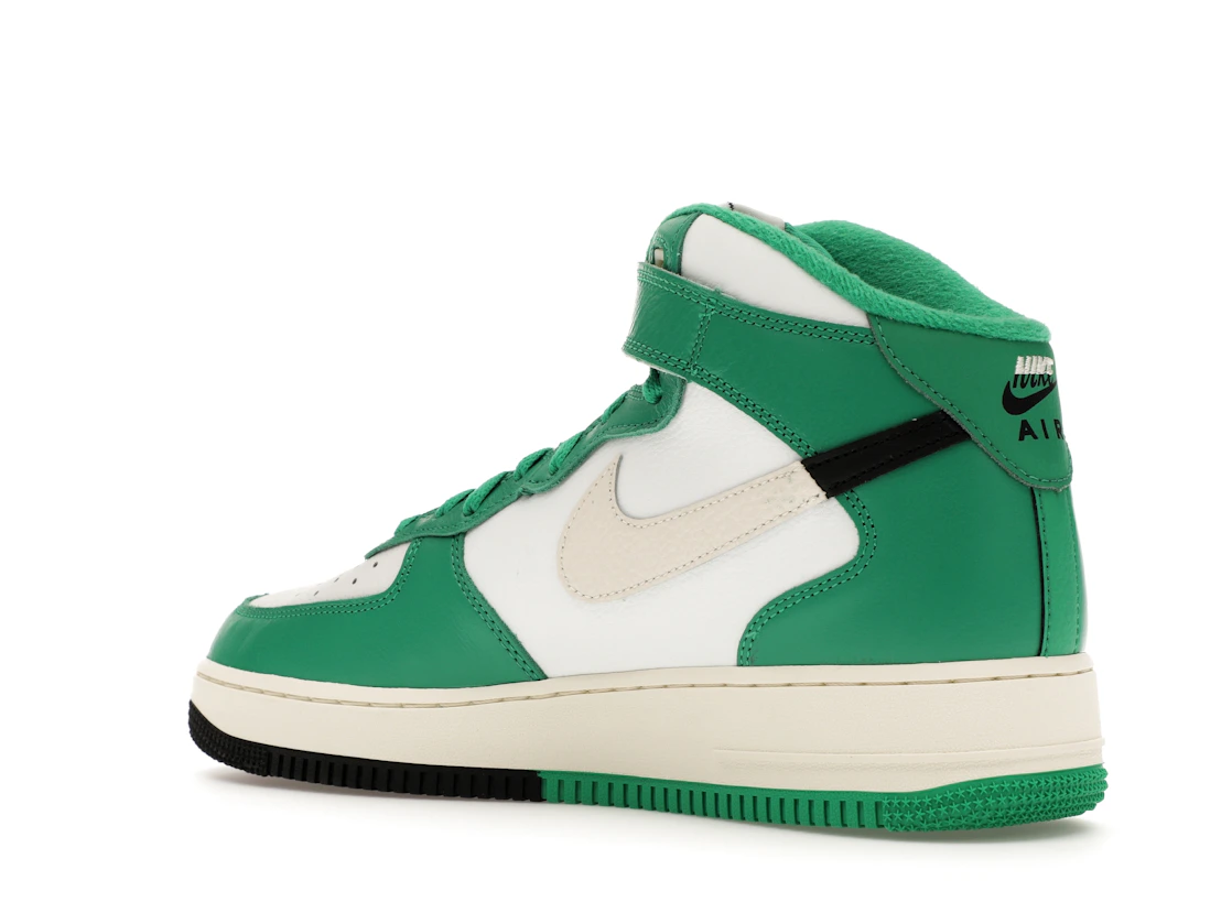Vue 23 de Nike Air Force 1 Mid LV8 Split White Stadium Green