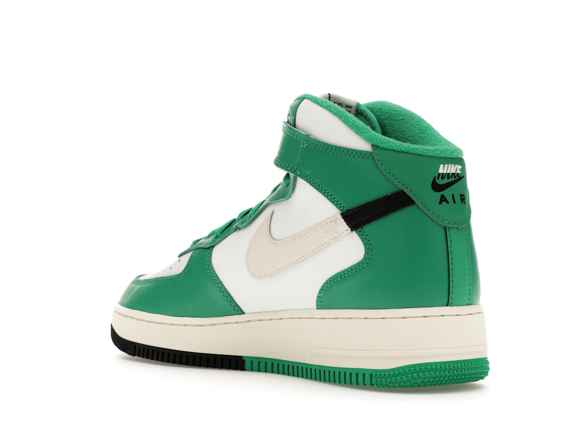 Vue 24 de Nike Air Force 1 Mid LV8 Split White Stadium Green