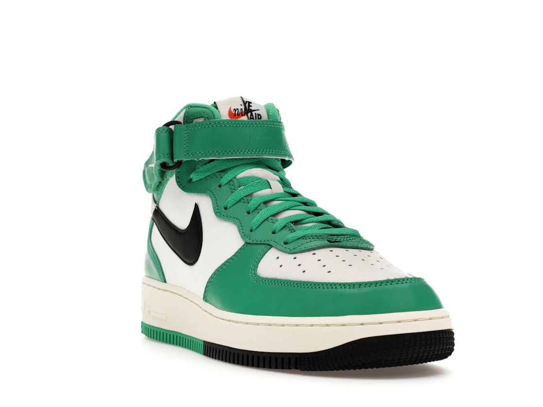 Vue 7 de Nike Air Force 1 Mid LV8 Split White Stadium Green