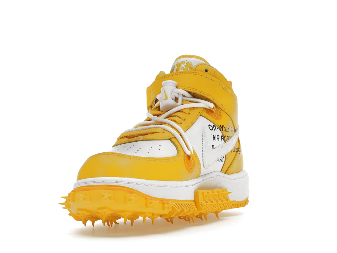 Vue 13 de Nike Air Force 1 Mid SP Off-White Varsity Maize