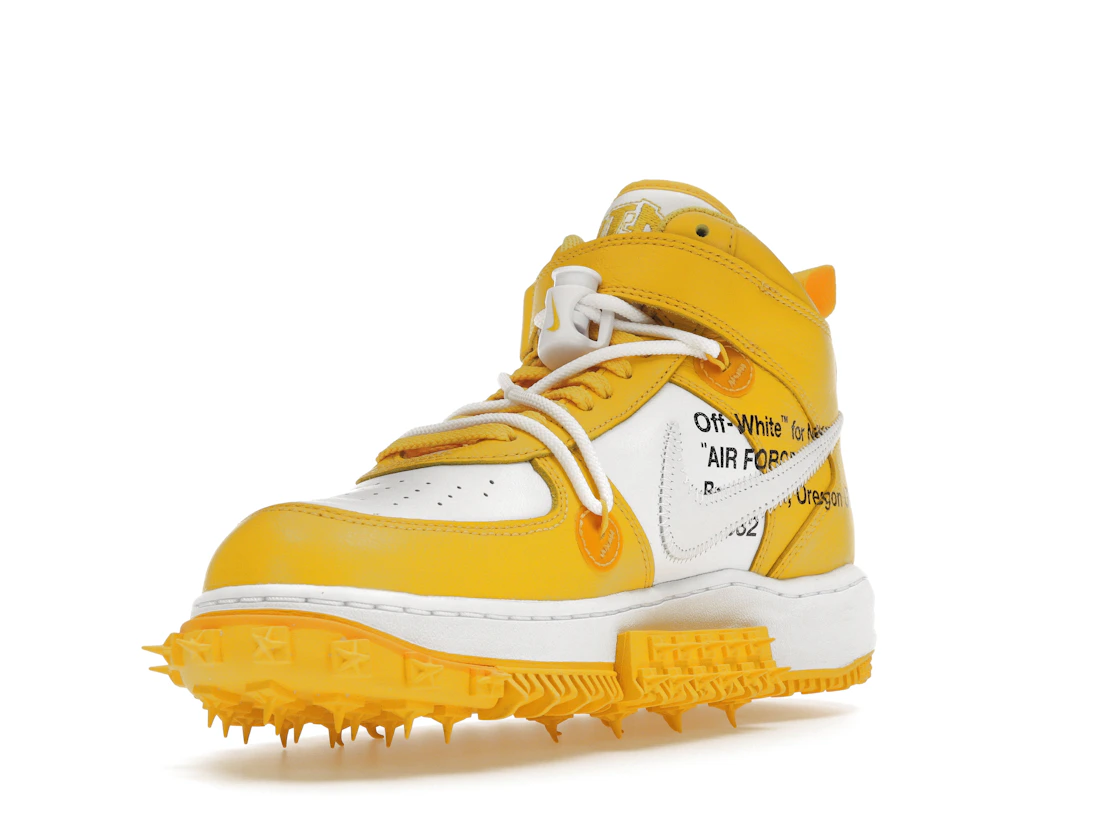 Vue 14 de Nike Air Force 1 Mid SP Off-White Varsity Maize