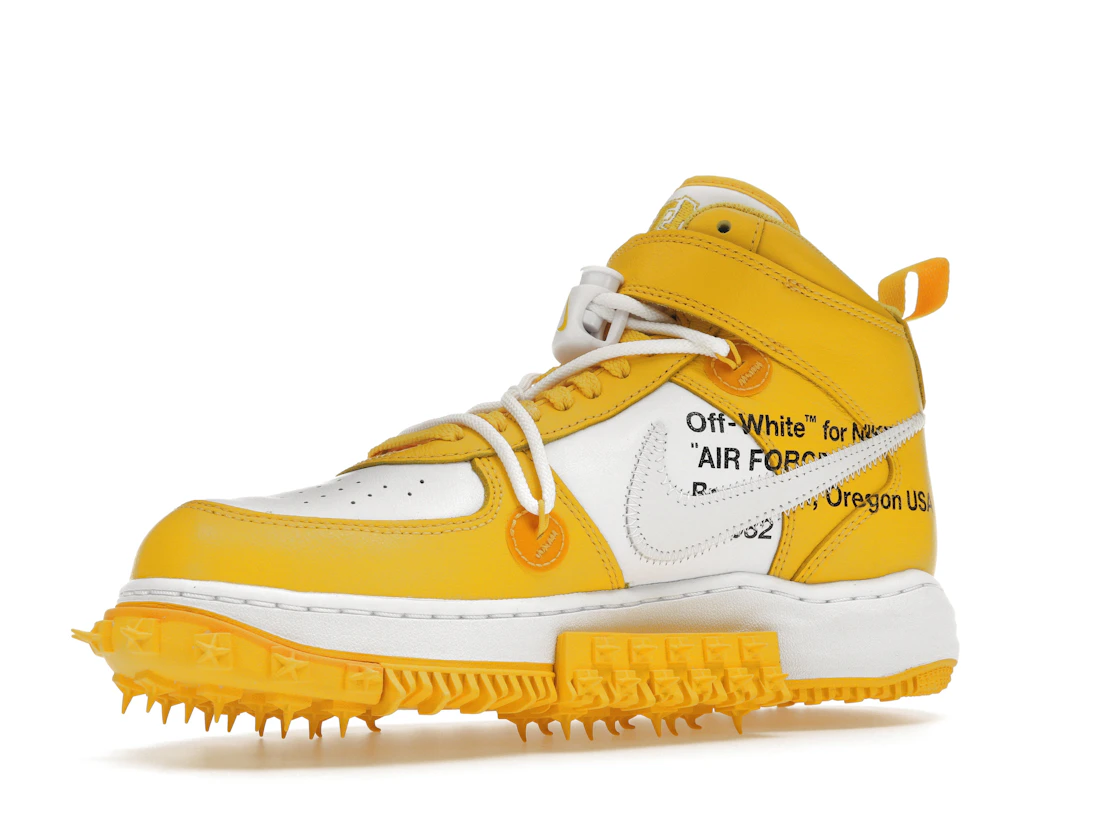 Vue 16 de Nike Air Force 1 Mid SP Off-White Varsity Maize