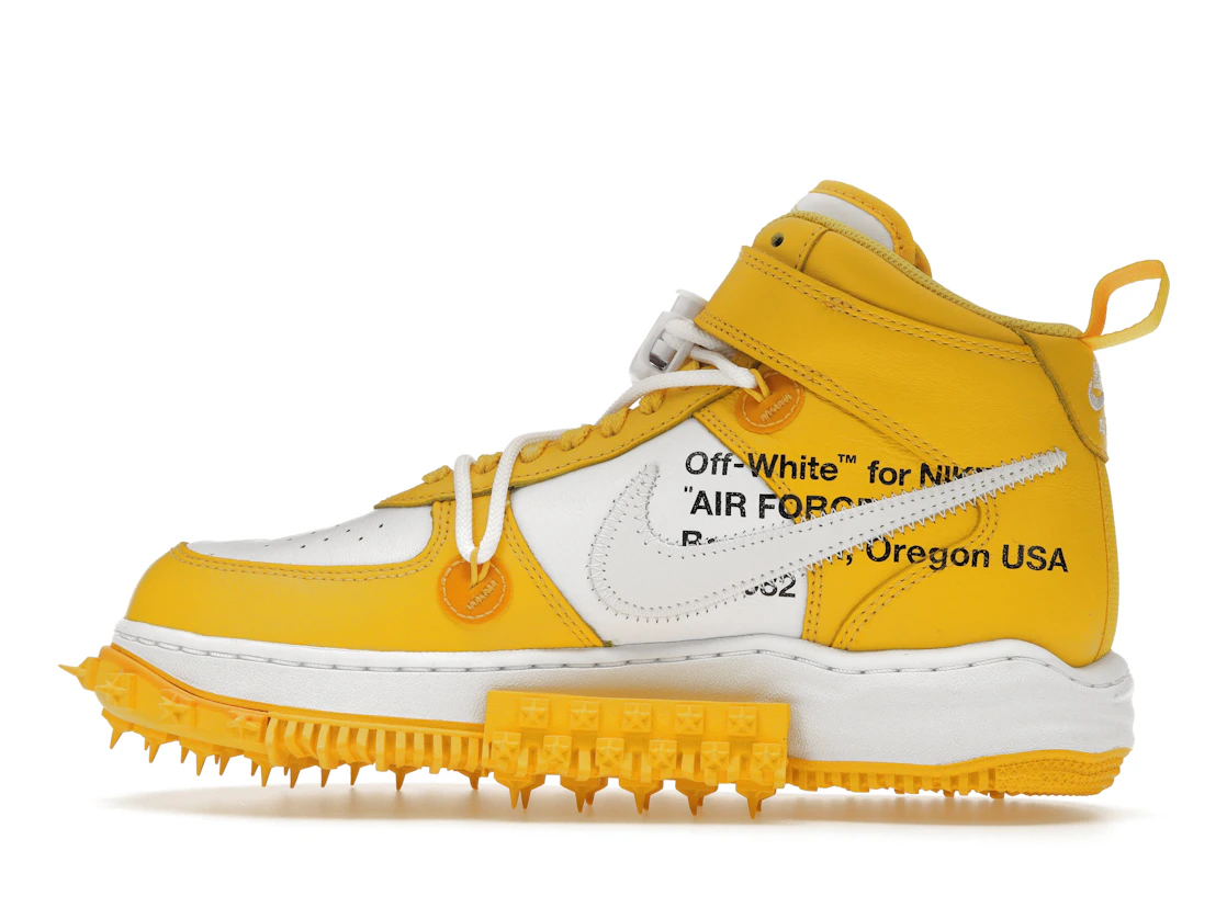 Vue 20 de Nike Air Force 1 Mid SP Off-White Varsity Maize