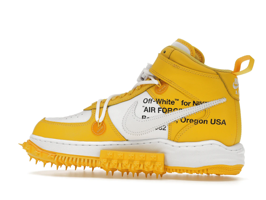 Vue 21 de Nike Air Force 1 Mid SP Off-White Varsity Maize
