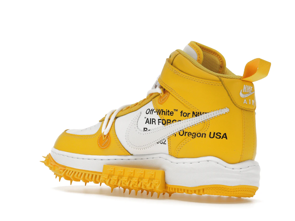 Vue 23 de Nike Air Force 1 Mid SP Off-White Varsity Maize