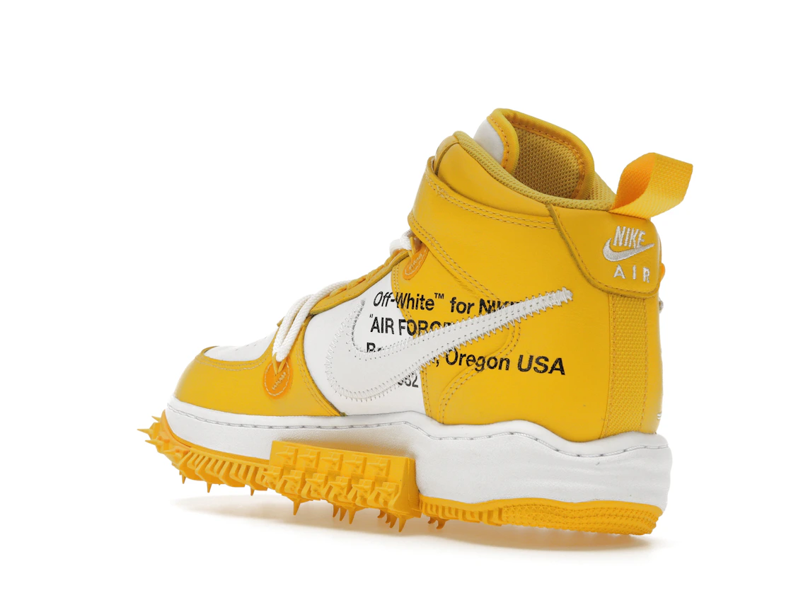 Vue 24 de Nike Air Force 1 Mid SP Off-White Varsity Maize