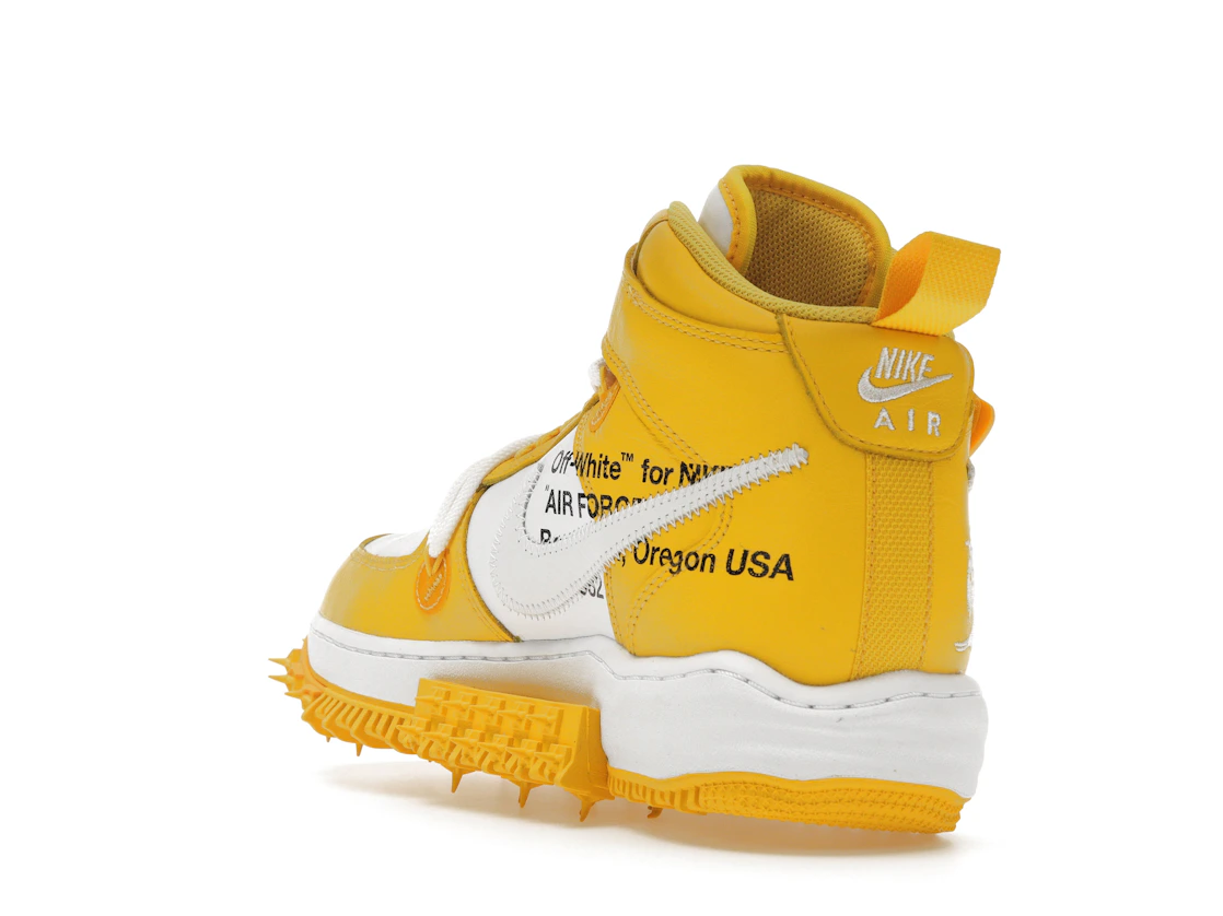 Vue 25 de Nike Air Force 1 Mid SP Off-White Varsity Maize