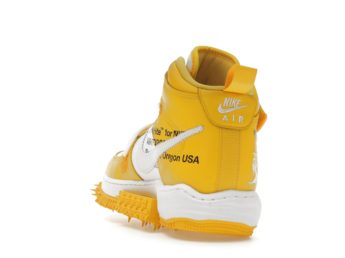 Vue 26 de Nike Air Force 1 Mid SP Off-White Varsity Maize