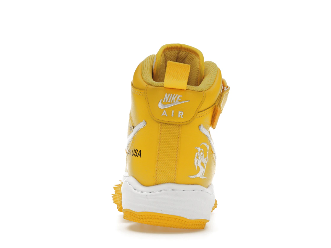 Vue 28 de Nike Air Force 1 Mid SP Off-White Varsity Maize