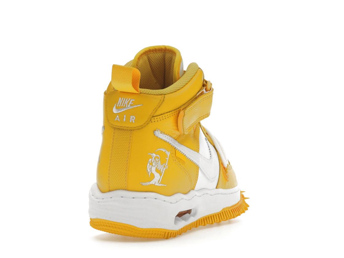 Vue 30 de Nike Air Force 1 Mid SP Off-White Varsity Maize