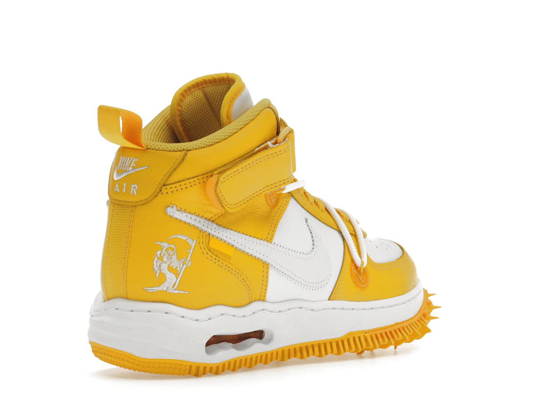 Vue 32 de Nike Air Force 1 Mid SP Off-White Varsity Maize