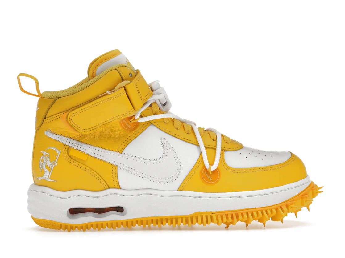 Vue 36 de Nike Air Force 1 Mid SP Off-White Varsity Maize