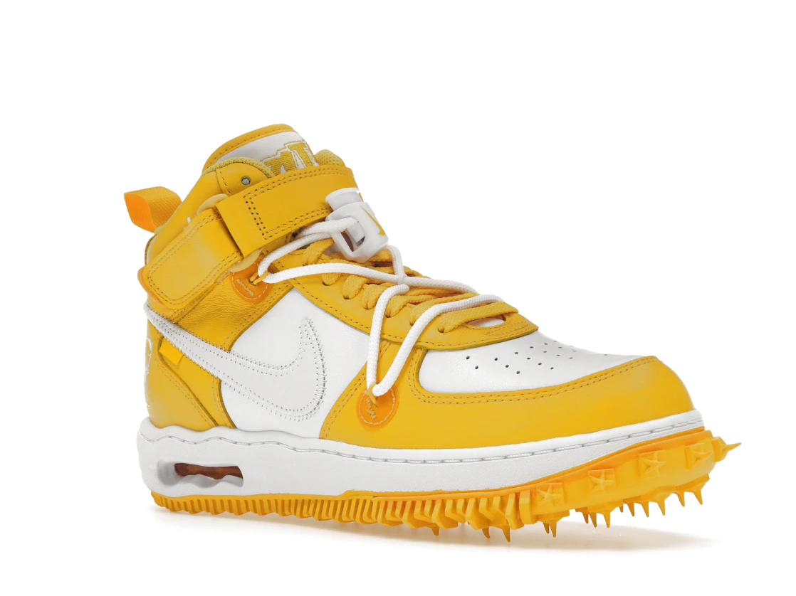 Vue 5 de Nike Air Force 1 Mid SP Off-White Varsity Maize