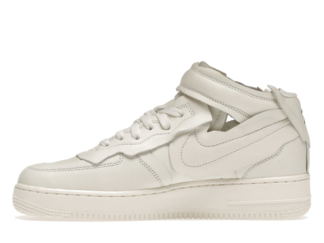 Vue 19 de Nike Air Force 1 Mid Comme des Garcons White