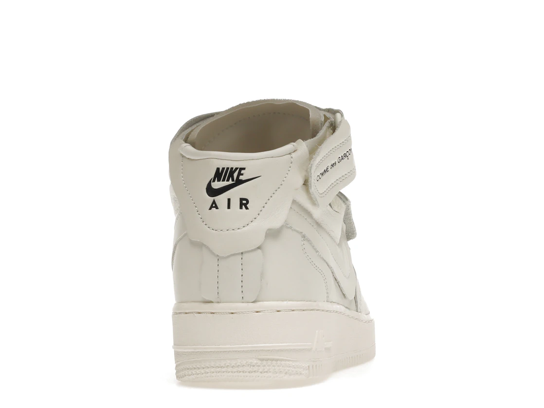 Vue 29 de Nike Air Force 1 Mid Comme des Garcons White