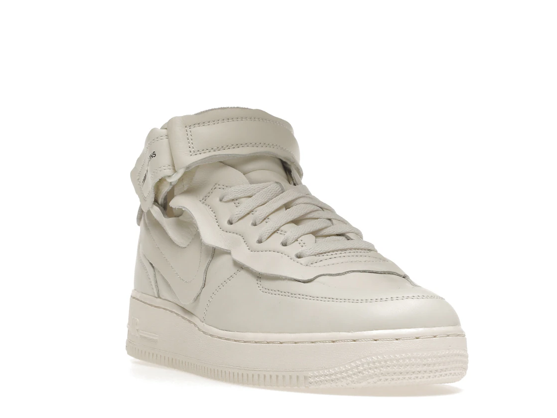 Vue 7 de Nike Air Force 1 Mid Comme des Garcons White