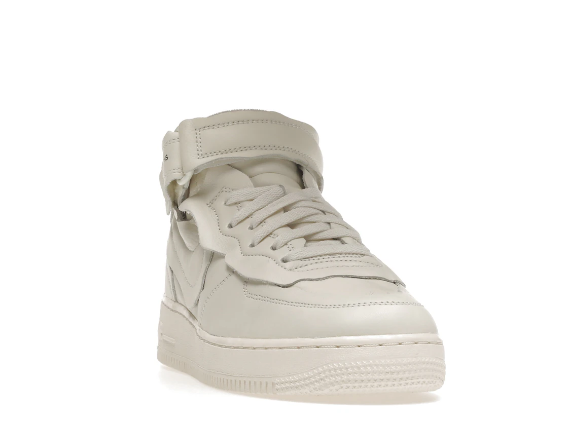 Vue 8 de Nike Air Force 1 Mid Comme des Garcons White