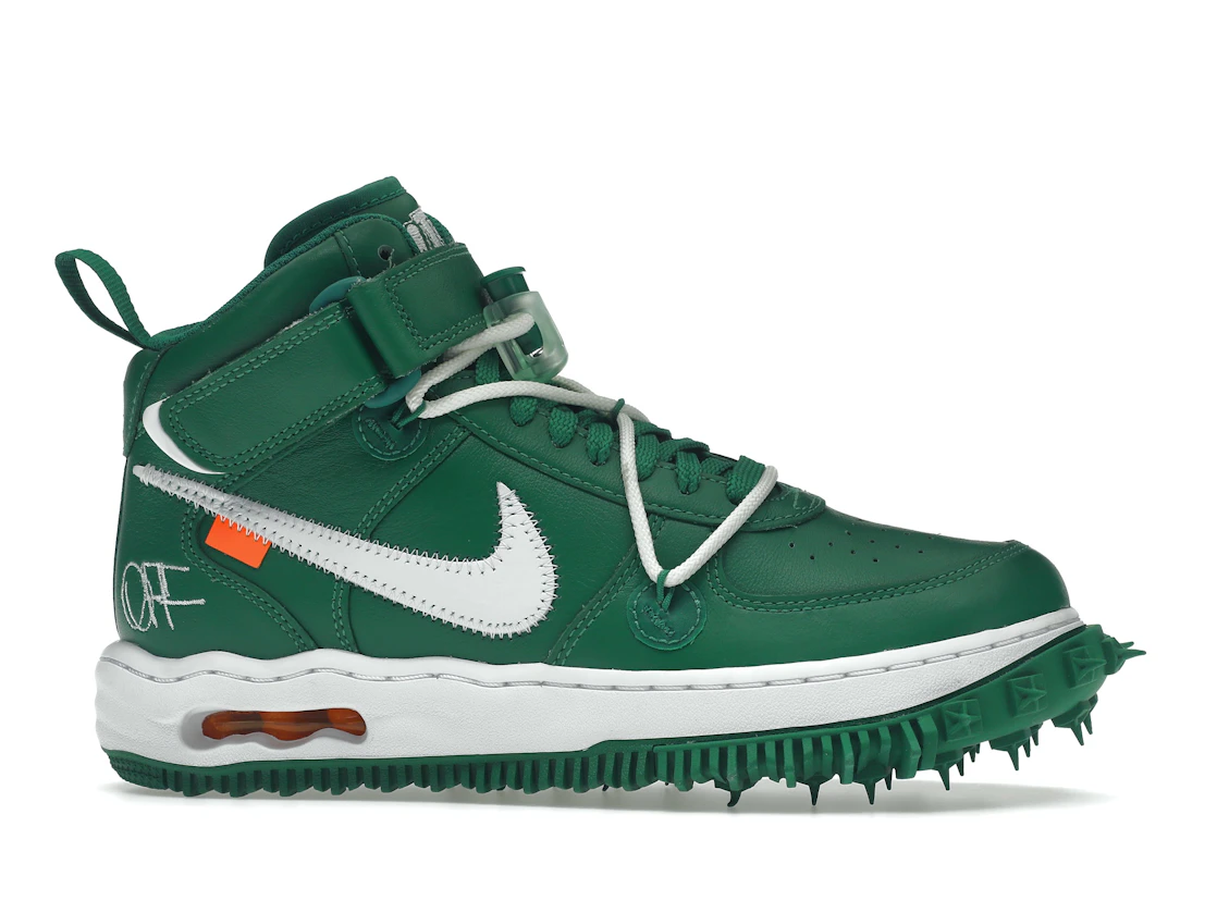 Vue 2 de Nike Air Force 1 Mid Off-White Pine Green