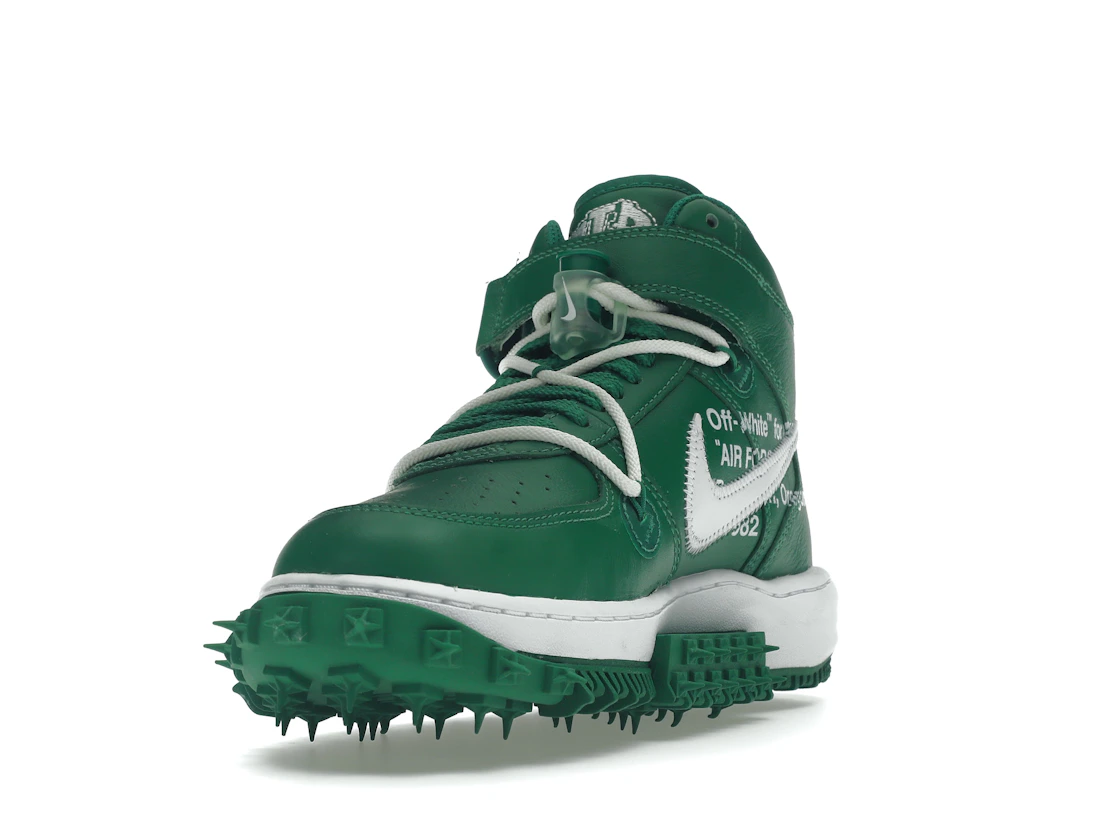 Vue 13 de Nike Air Force 1 Mid Off-White Pine Green