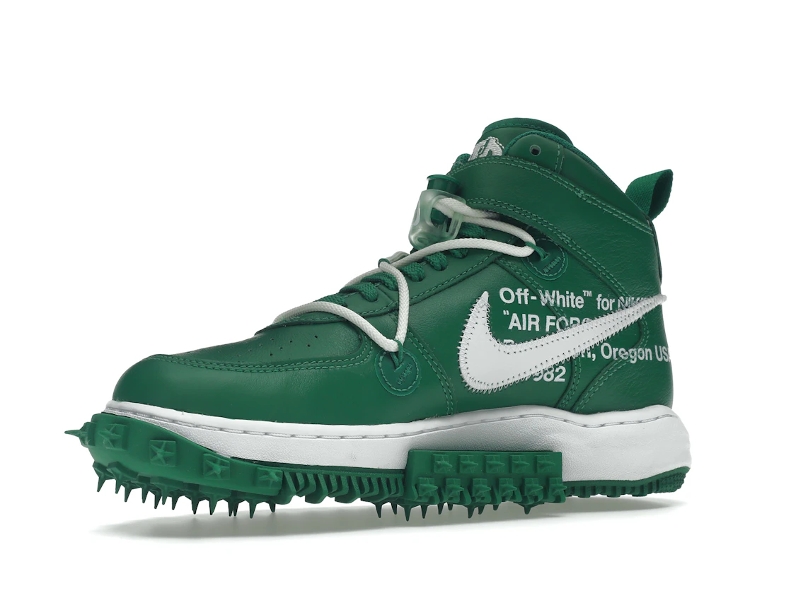 Vue 16 de Nike Air Force 1 Mid Off-White Pine Green