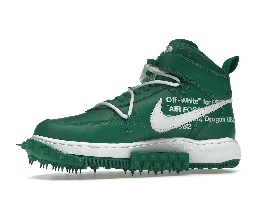 Vue 17 de Nike Air Force 1 Mid Off-White Pine Green