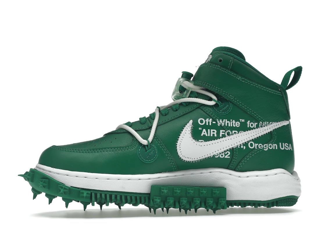 Vue 18 de Nike Air Force 1 Mid Off-White Pine Green