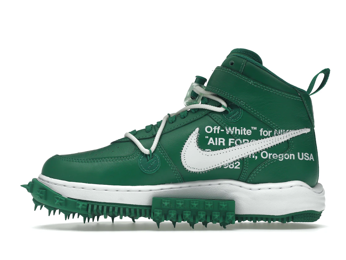 Vue 19 de Nike Air Force 1 Mid Off-White Pine Green