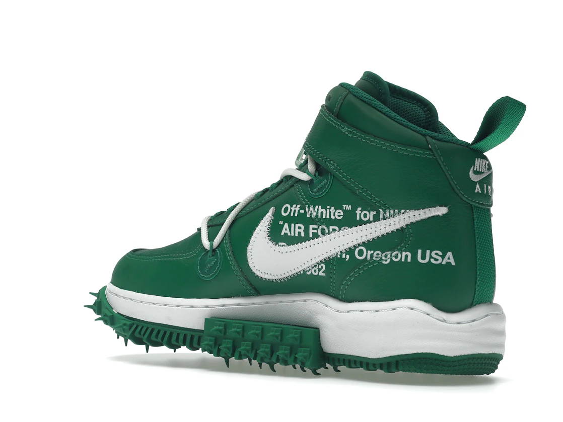 Vue 23 de Nike Air Force 1 Mid Off-White Pine Green