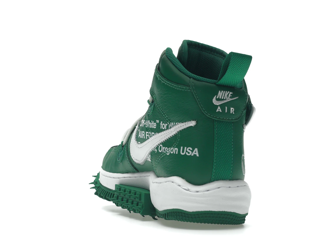 Vue 26 de Nike Air Force 1 Mid Off-White Pine Green