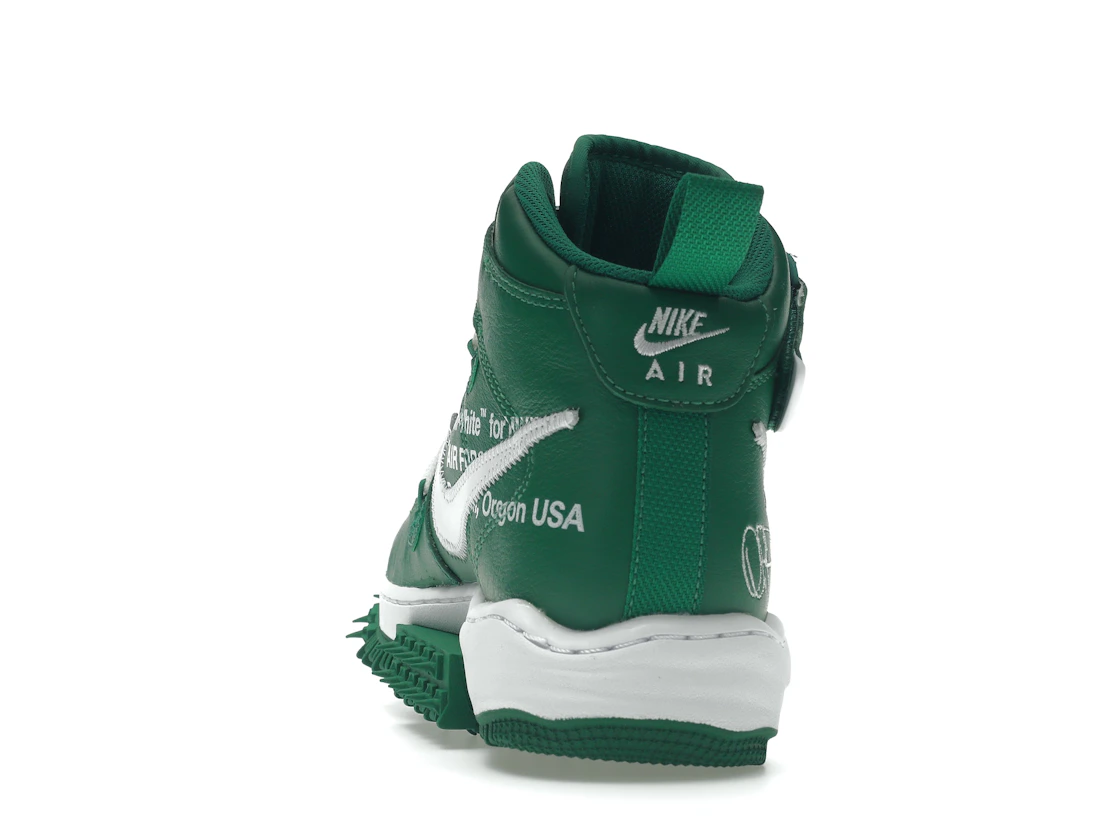 Vue 27 de Nike Air Force 1 Mid Off-White Pine Green