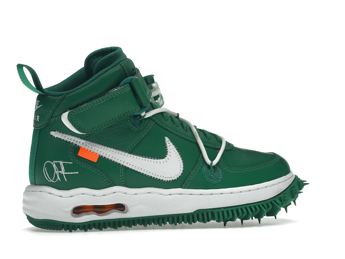 Vue 35 de Nike Air Force 1 Mid Off-White Pine Green