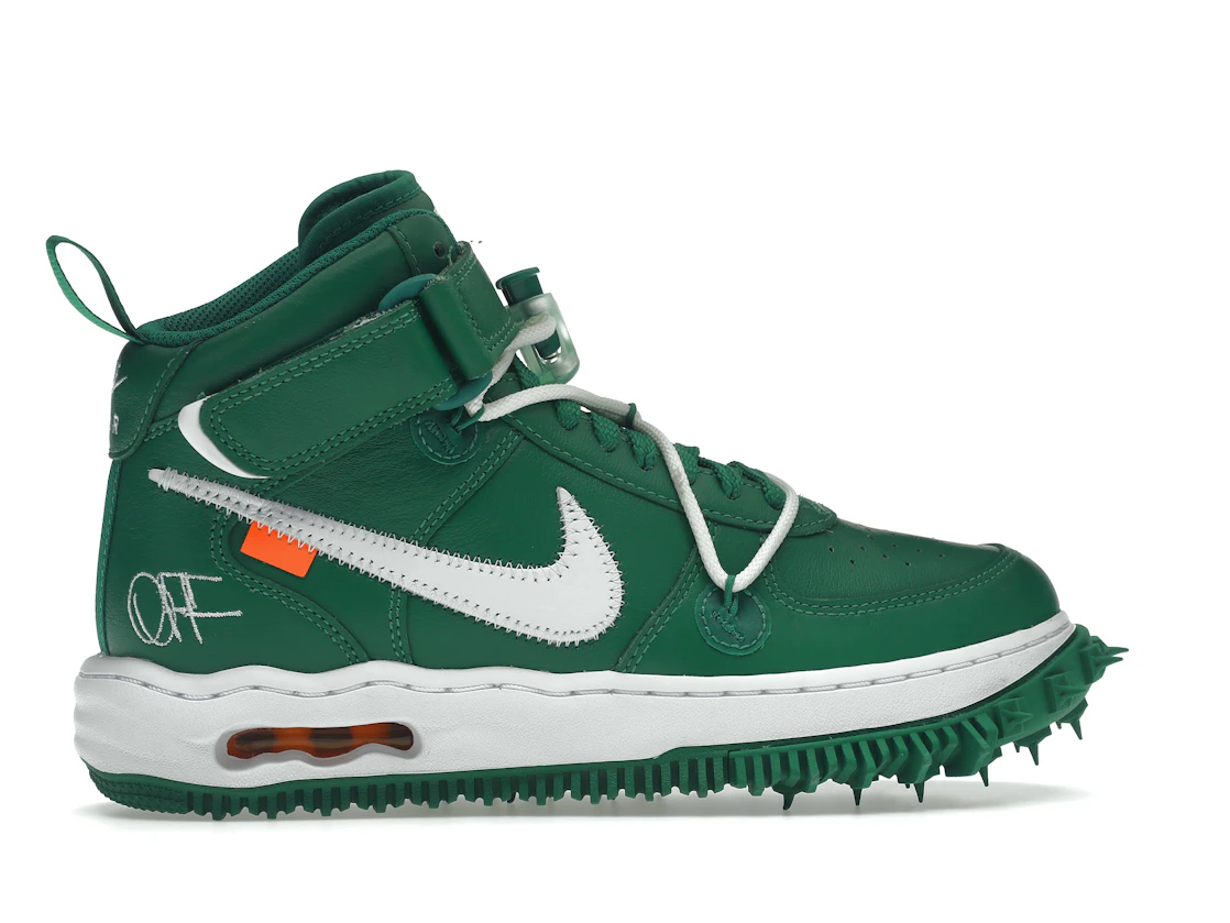Vue 36 de Nike Air Force 1 Mid Off-White Pine Green
