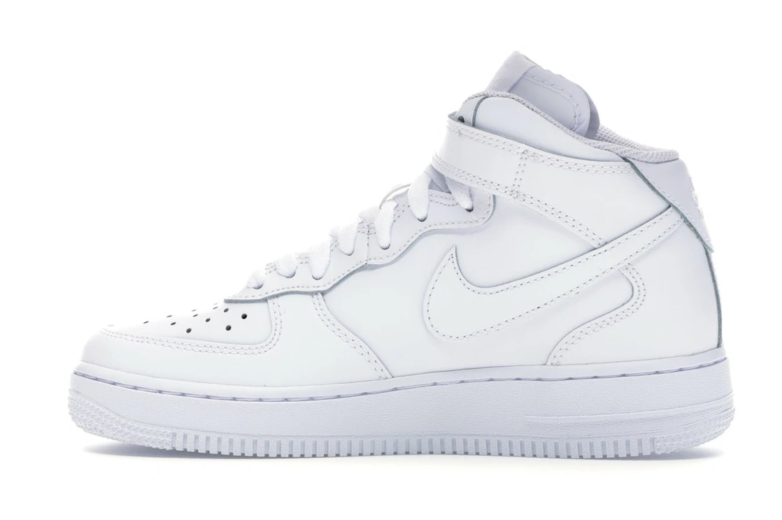Vue 20 de Nike Air Force 1 Mid White (GS)