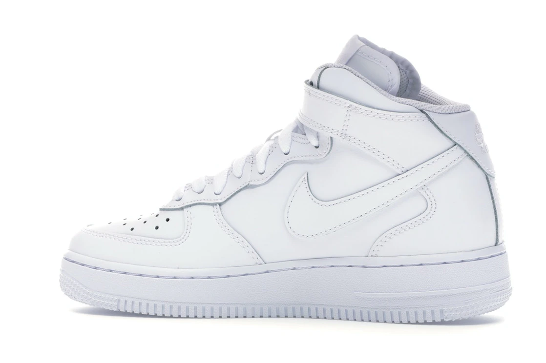 Vue 21 de Nike Air Force 1 Mid White (GS)