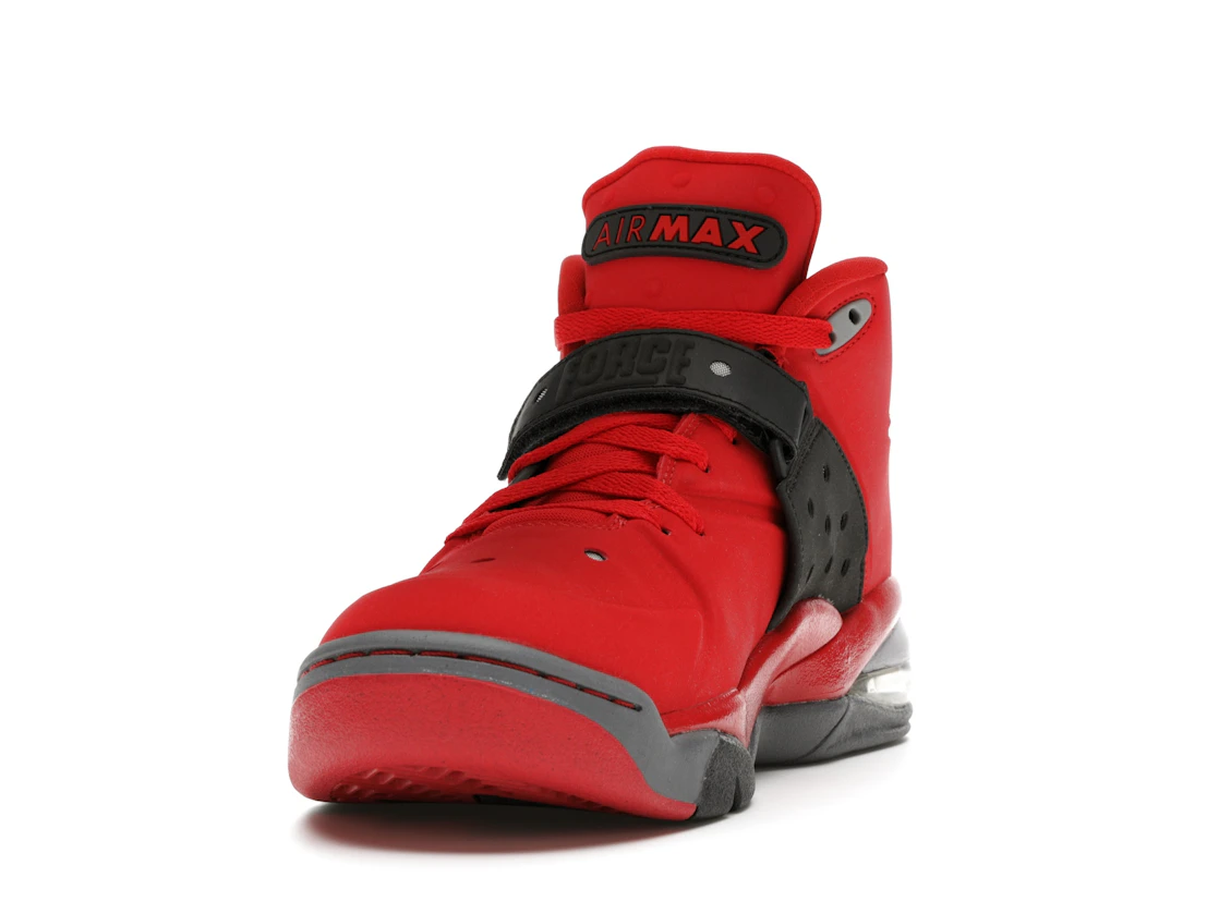 Vue 12 de Nike Air Force Max 2013 University Red Black