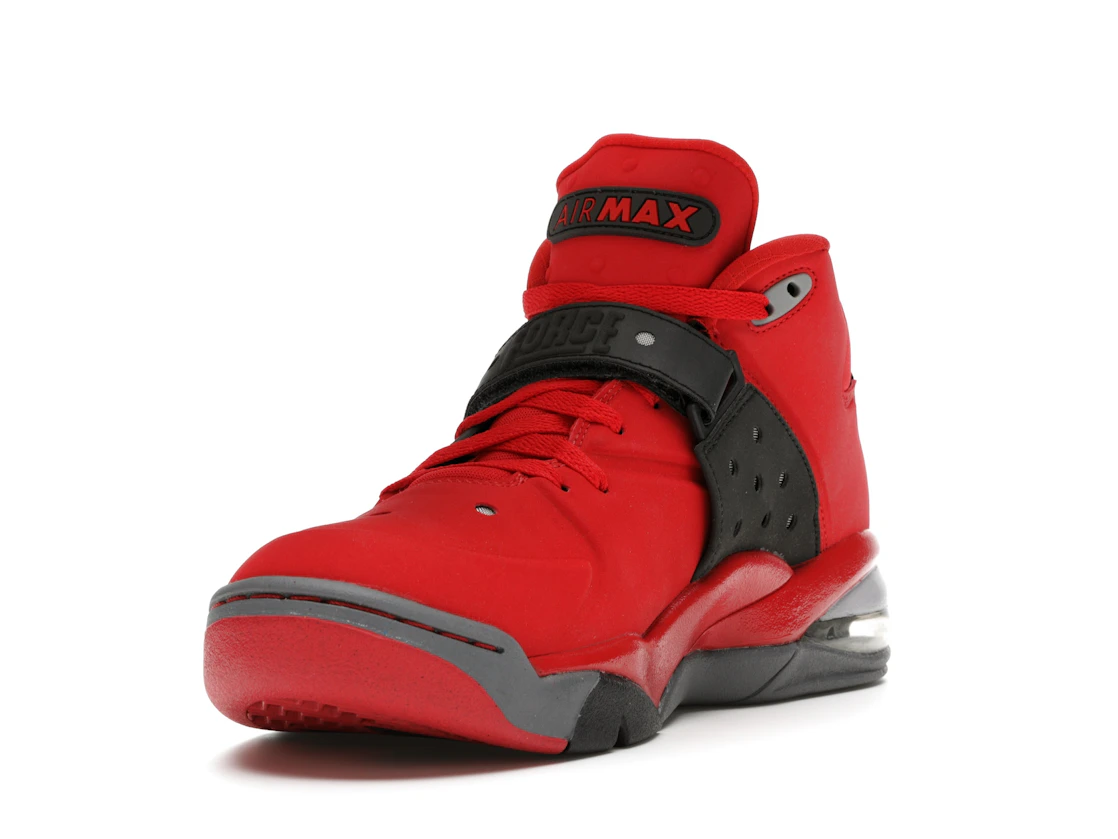 Vue 13 de Nike Air Force Max 2013 University Red Black