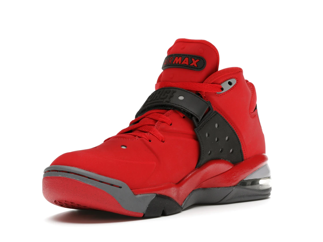 Vue 14 de Nike Air Force Max 2013 University Red Black