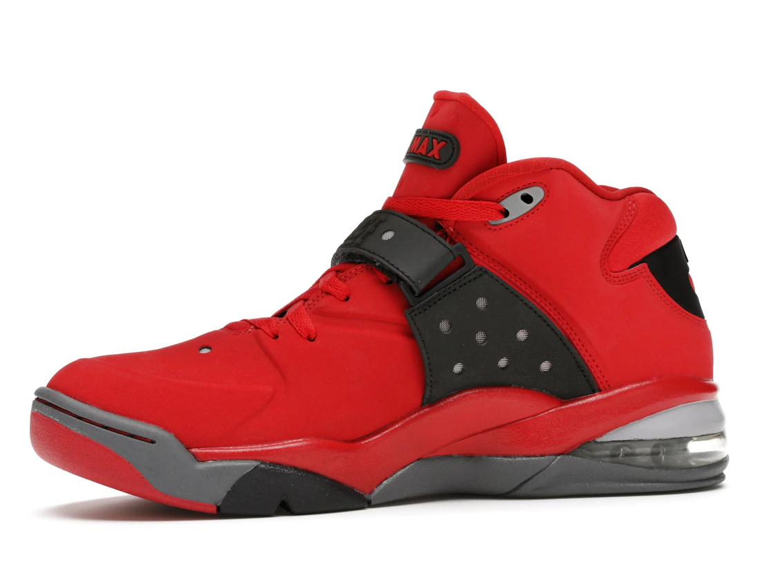 Vue 17 de Nike Air Force Max 2013 University Red Black