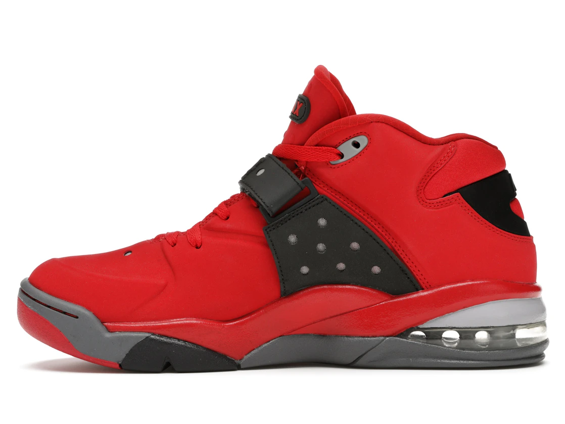 Vue 19 de Nike Air Force Max 2013 University Red Black