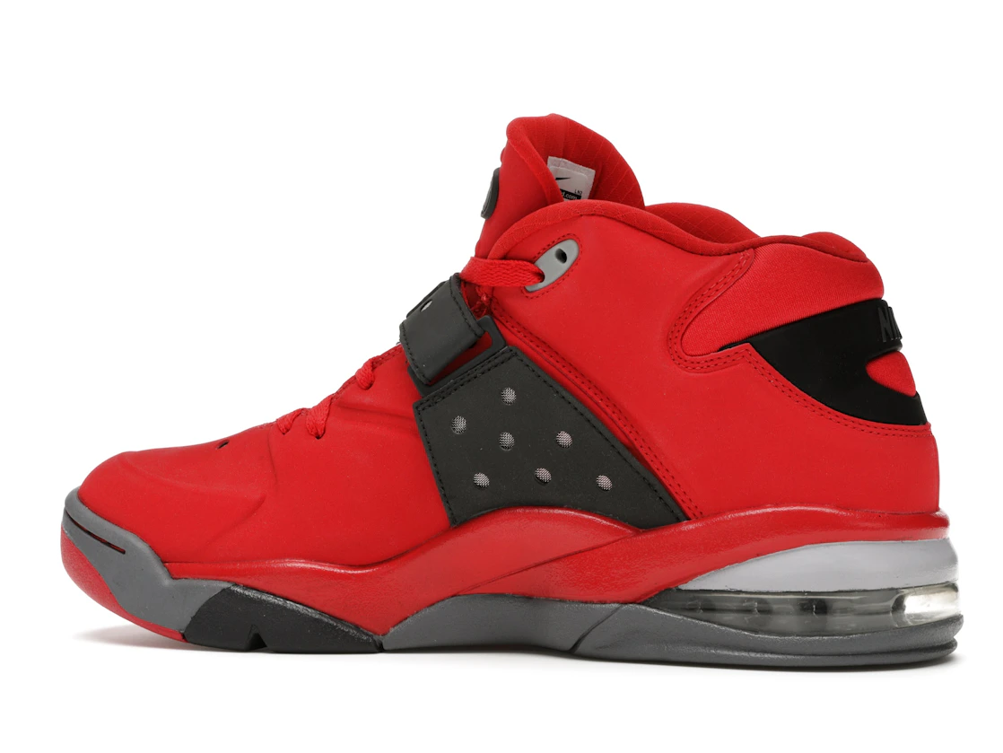 Vue 21 de Nike Air Force Max 2013 University Red Black
