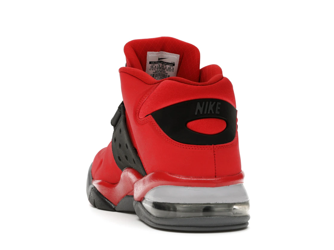 Vue 26 de Nike Air Force Max 2013 University Red Black