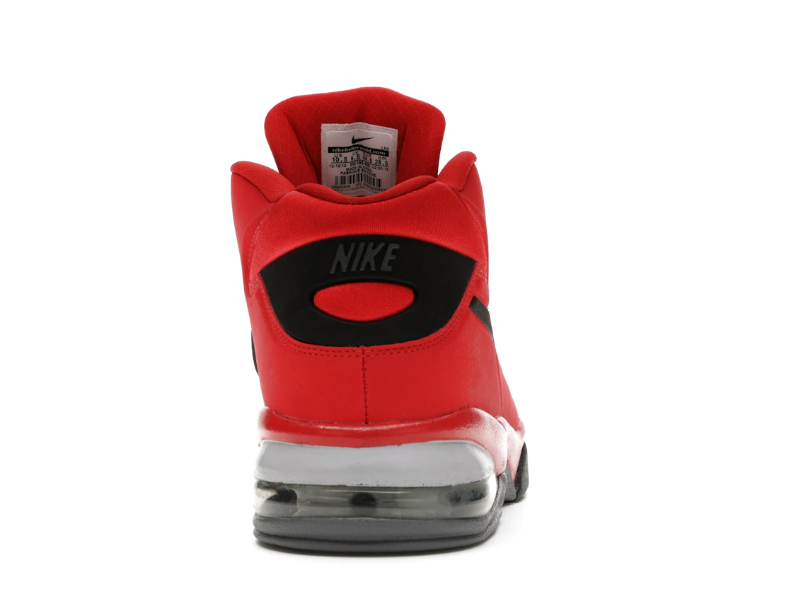 Vue 28 de Nike Air Force Max 2013 University Red Black
