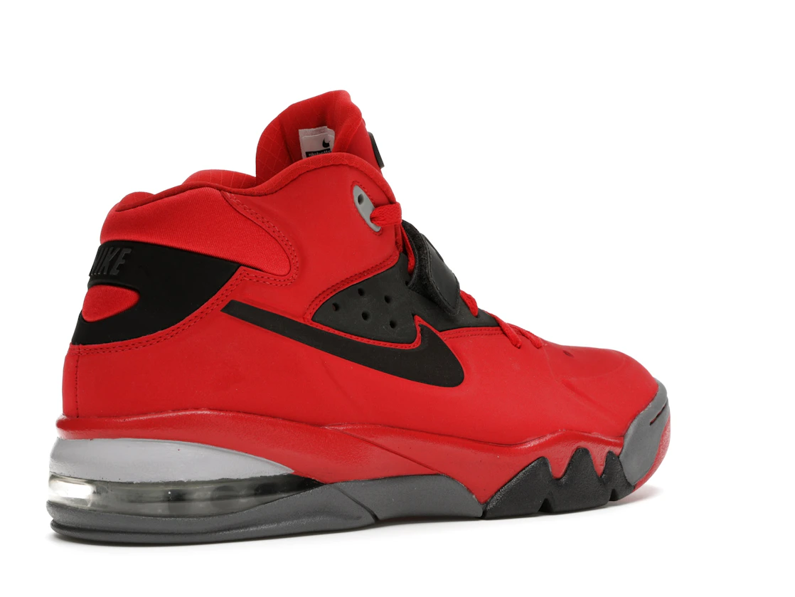 Vue 33 de Nike Air Force Max 2013 University Red Black